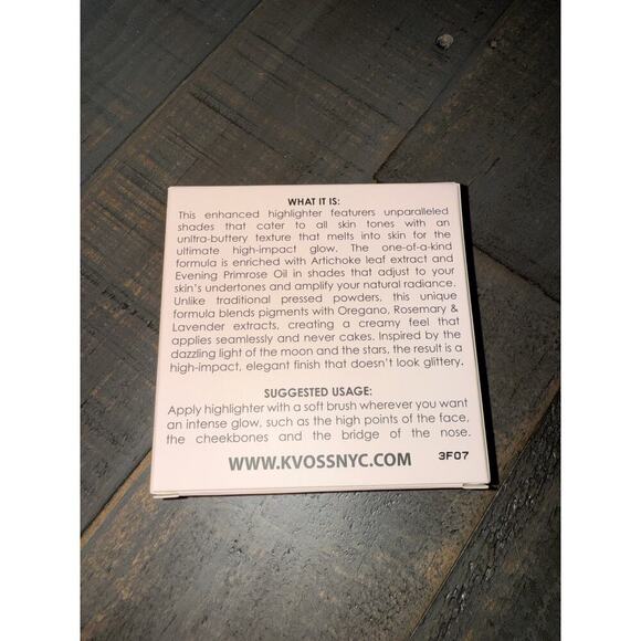 K Voss Fairy Dust Pressed Highlighter -Moonlight/Starkissed NEW Full Size - Picture 3 of 4